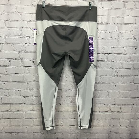 Active Life Leggings Women's Size XXL Gray/White Activewear Workout Exercise NWT - Picture 12 of 12